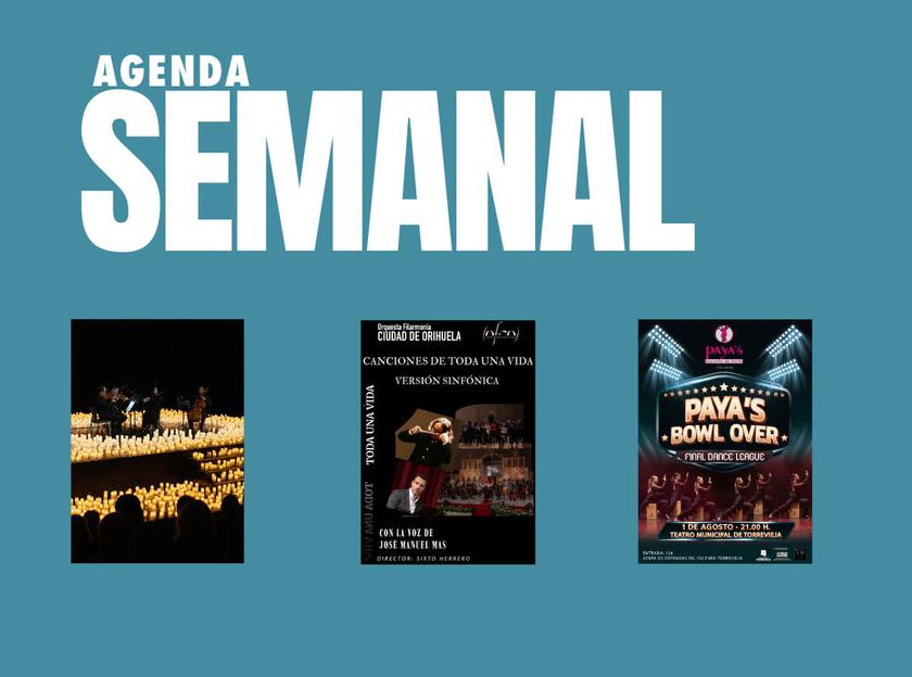 Torrevieja vibra con Candlelight, la Orquesta Filarmonía de Orihuela, la energía de Paya's y la música en los parques